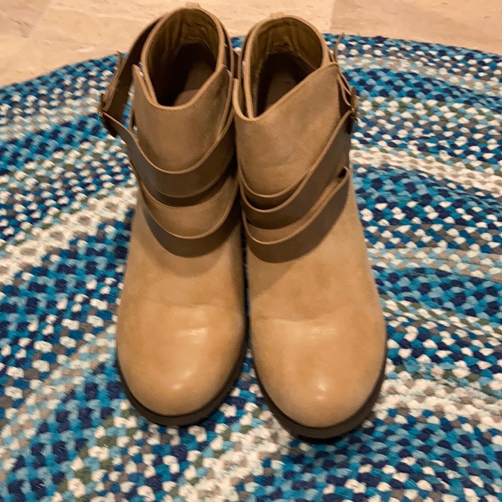 Restricted Chrissy Brown Ankle Boots